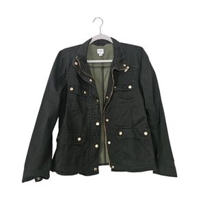 J. Crew Factory Downtown Field Olive Green Jacket Full Zop Size M